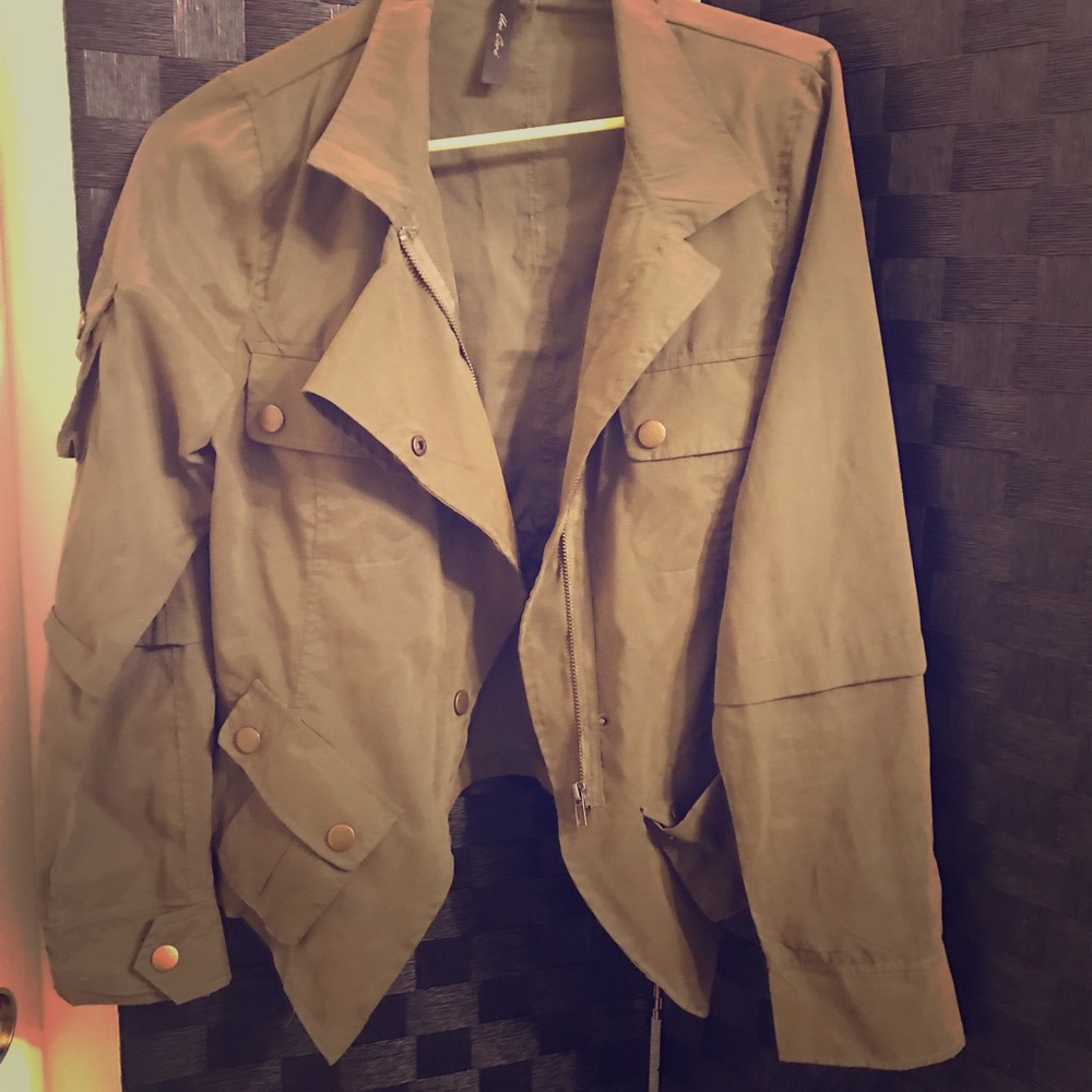 Army green jacket